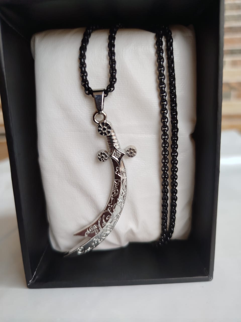 Zulfiqar Sword Hazrat Ali Sword Pendant Necklace