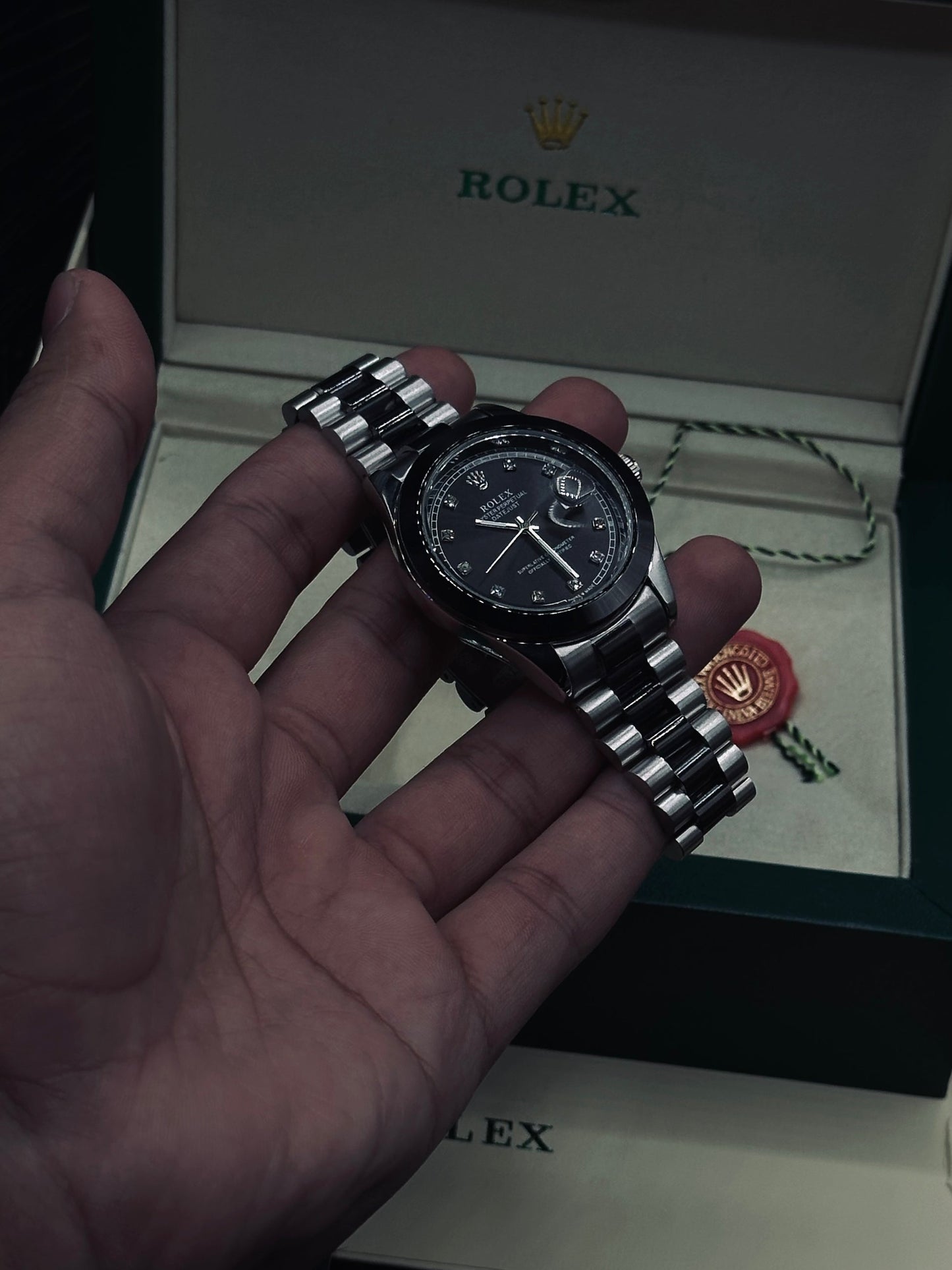 Rolex Perpetual jubilee with Black Dial