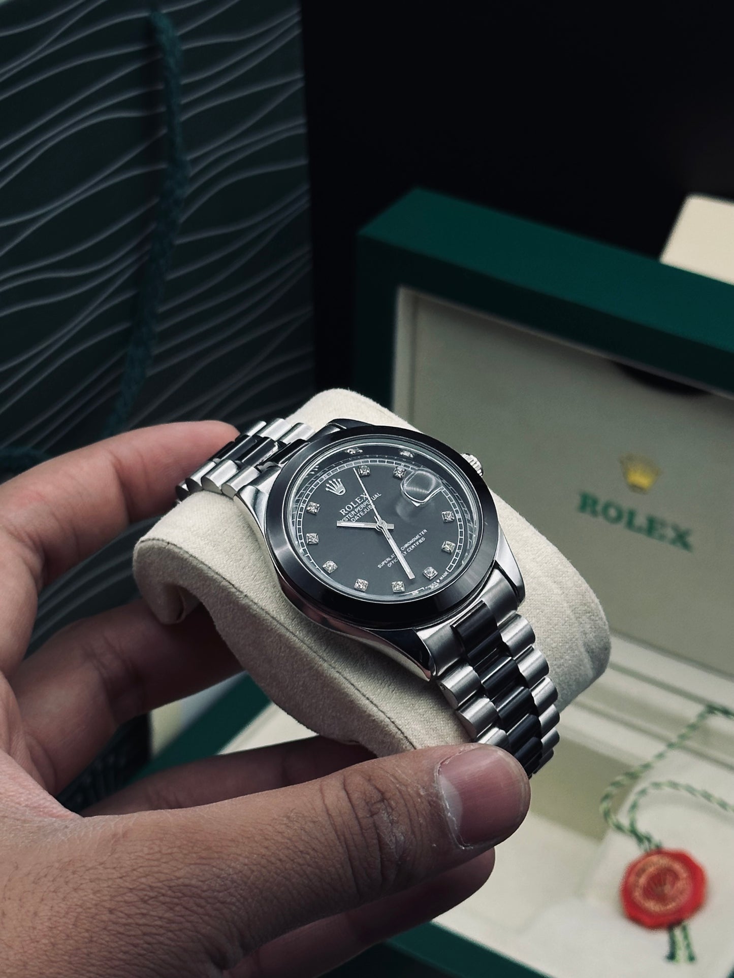 Rolex Perpetual jubilee with Black Dial