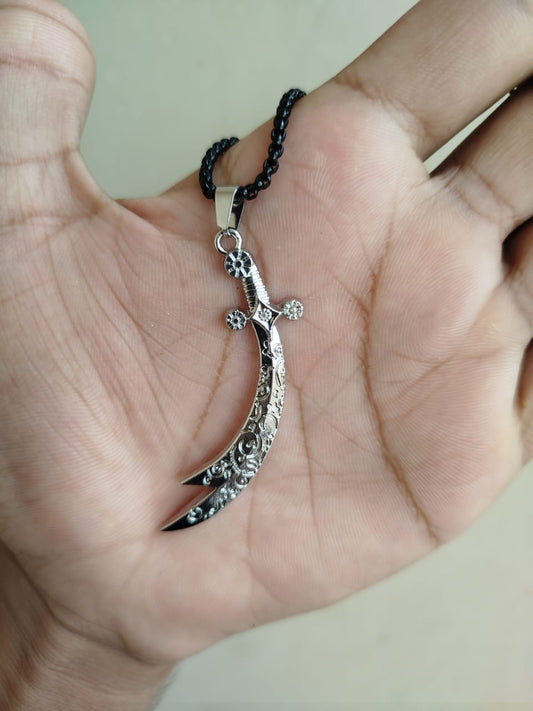 Zulfiqar Sword Hazrat Ali  Sword Pendant Necklace